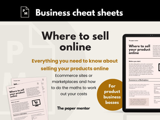 How to decide where to sell you product online